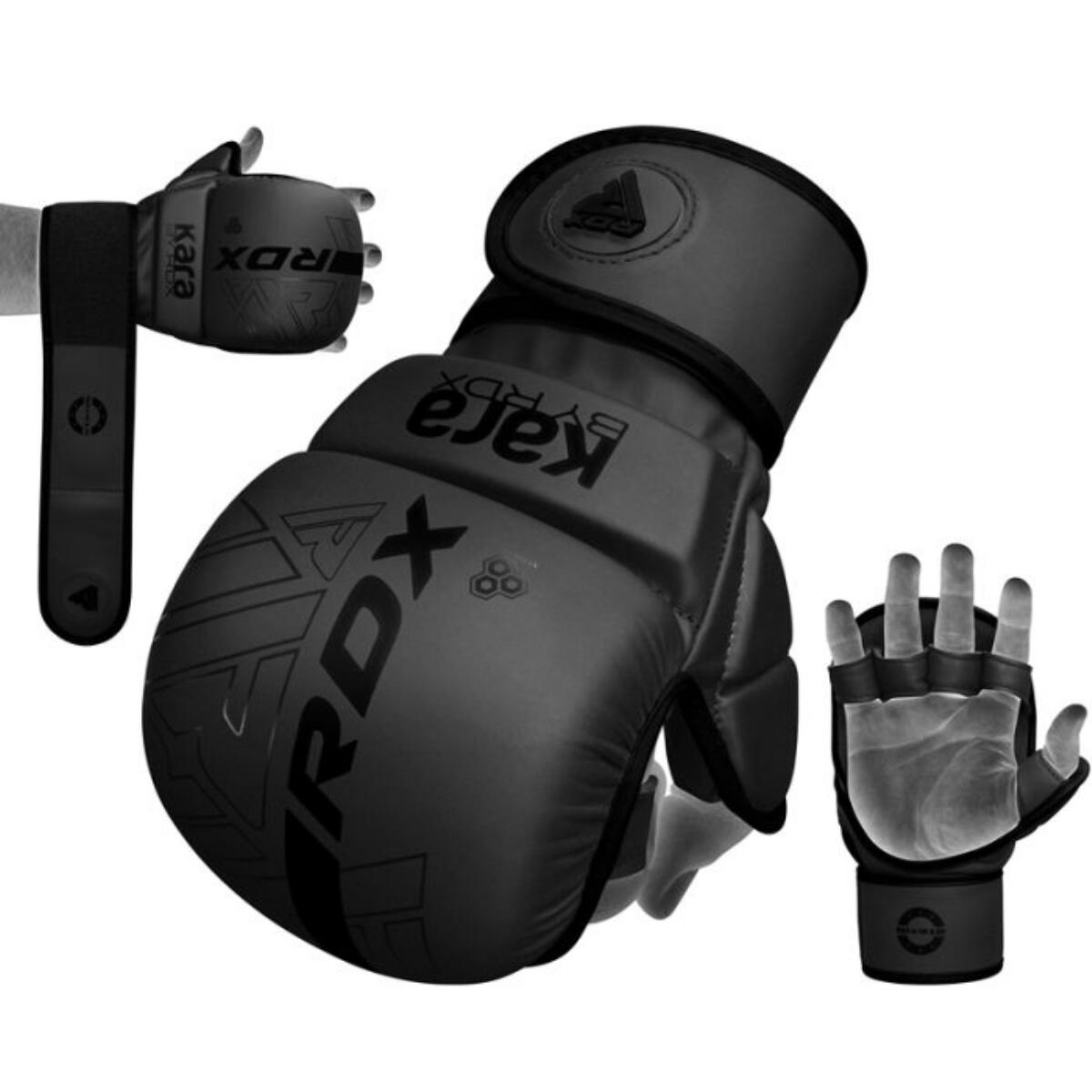 F6 Kara MMA Handschoenen Training Zwart - Matzwart - L/XL 2/7