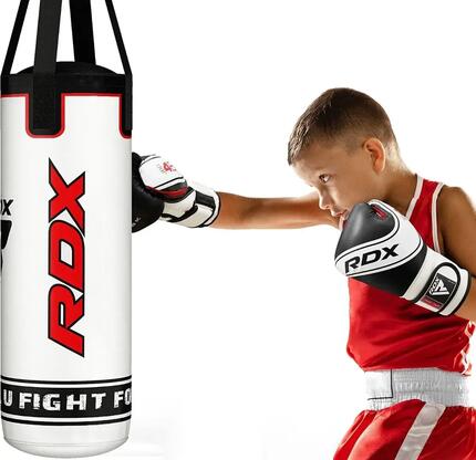 2Pc Punch Bag Kids White-2Ft