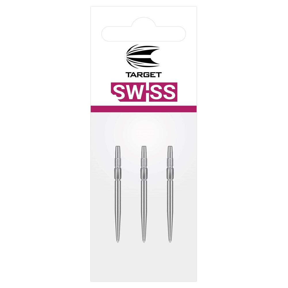 Target 30mm Swiss Point For Darts SP Barrels - Silver (3pc)