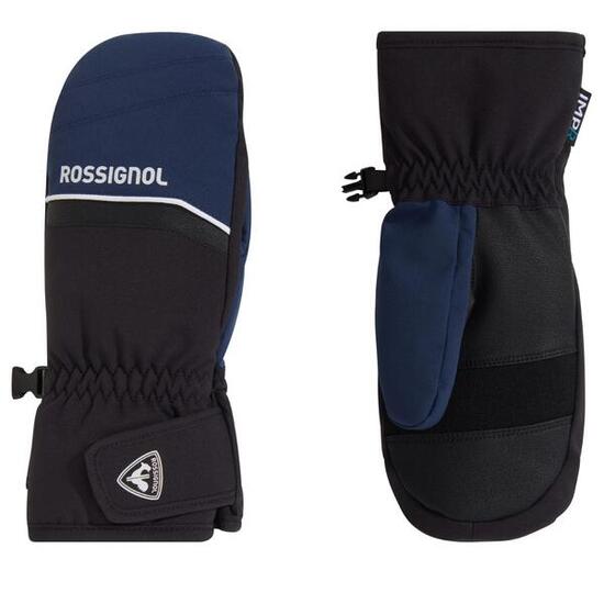 Gants et Moufles ROSSIGNOL Moufles Tech Impr JR- Bleu Foncé-10ans-140cm