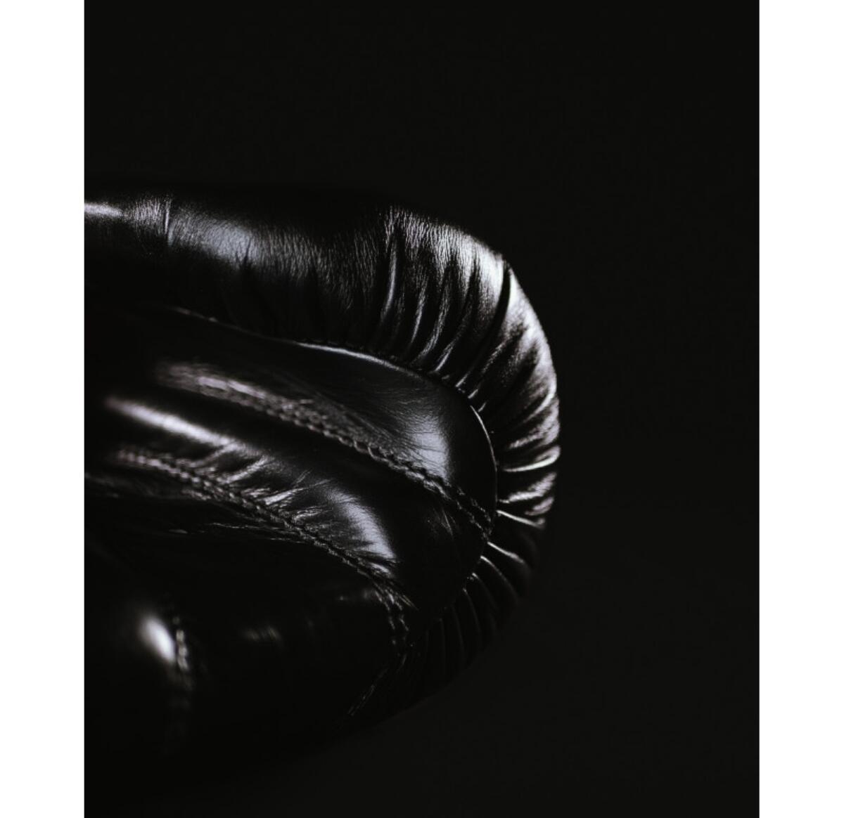 Metal Boxe Gant Cuir Omega Noir Bordeaux 16 oz 4/6