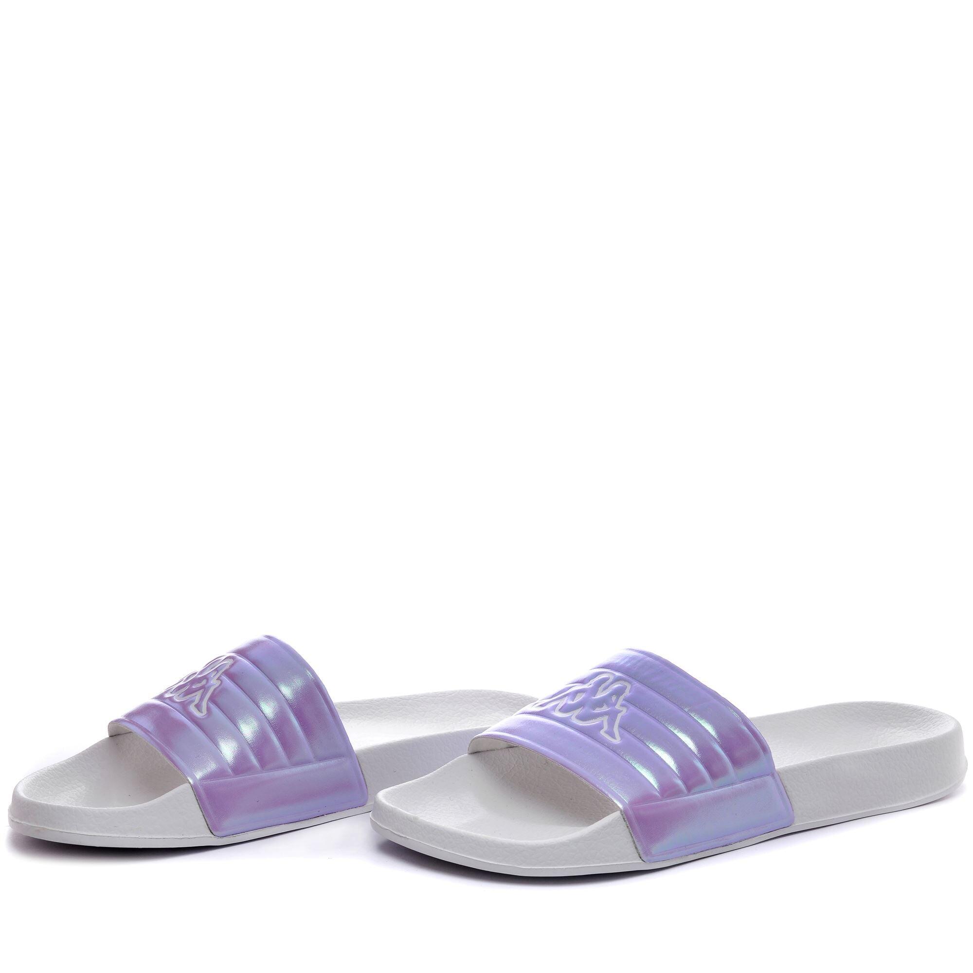 blanc / violet électrique / multicolore