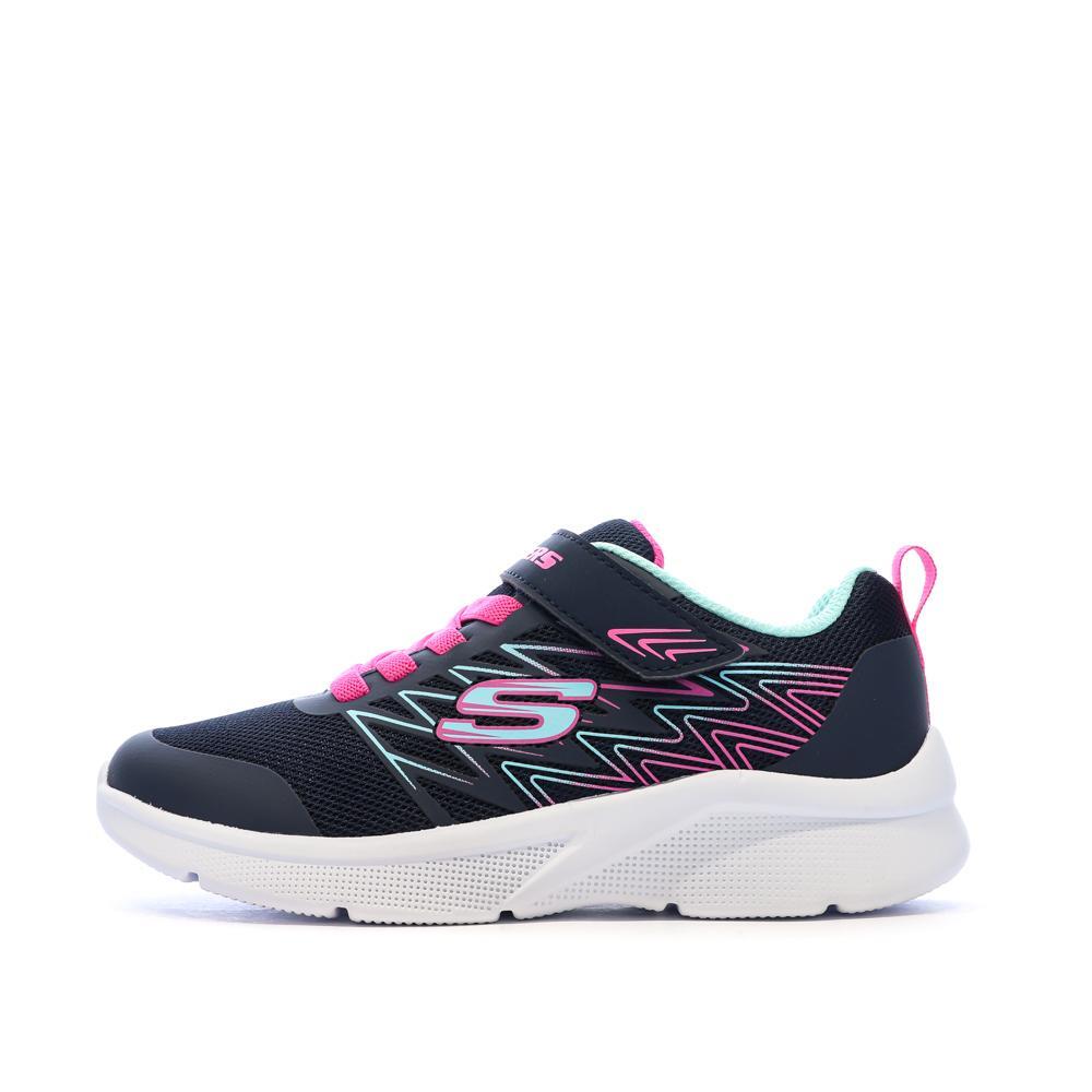 Skechers - Baskets Marine Fille Skechers Microspec Max - Gorvix - Baskets - Noir - Decathlon