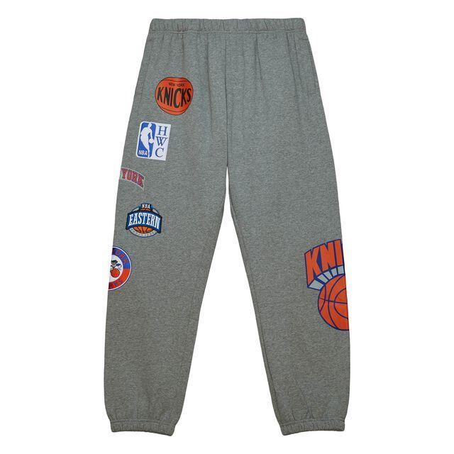 MITCHELL & NESS Pantaloni da jogging in pile New York Knicks City Collection