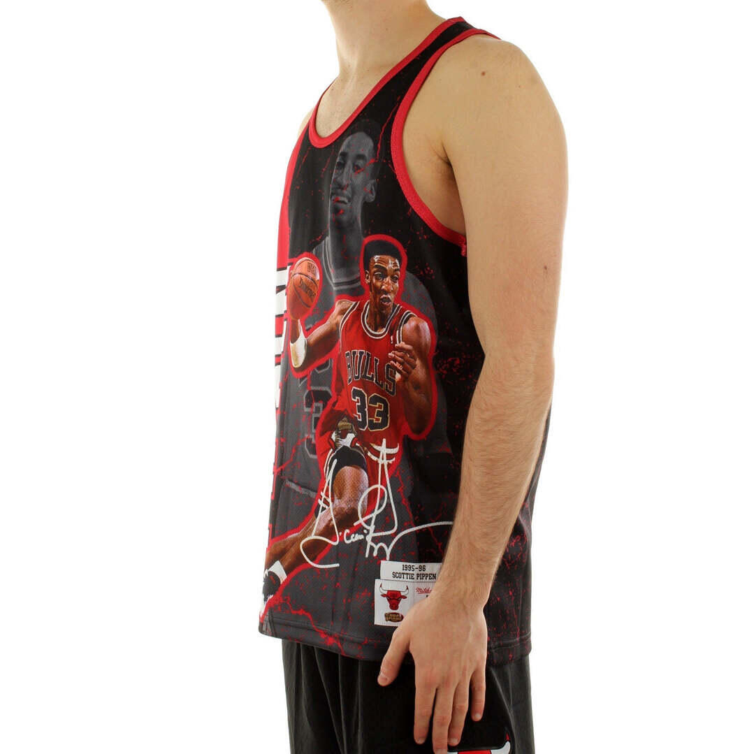 Maglia a rete Burst Chicago Bulls NBA Scottie Pippen 5/6