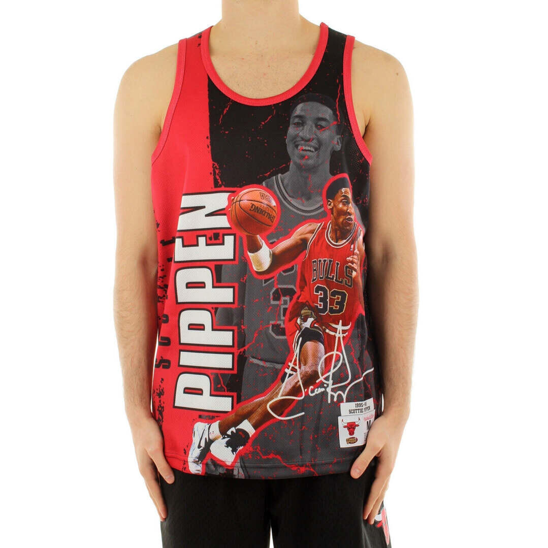 Maglia a rete Burst Chicago Bulls NBA Scottie Pippen 2/6