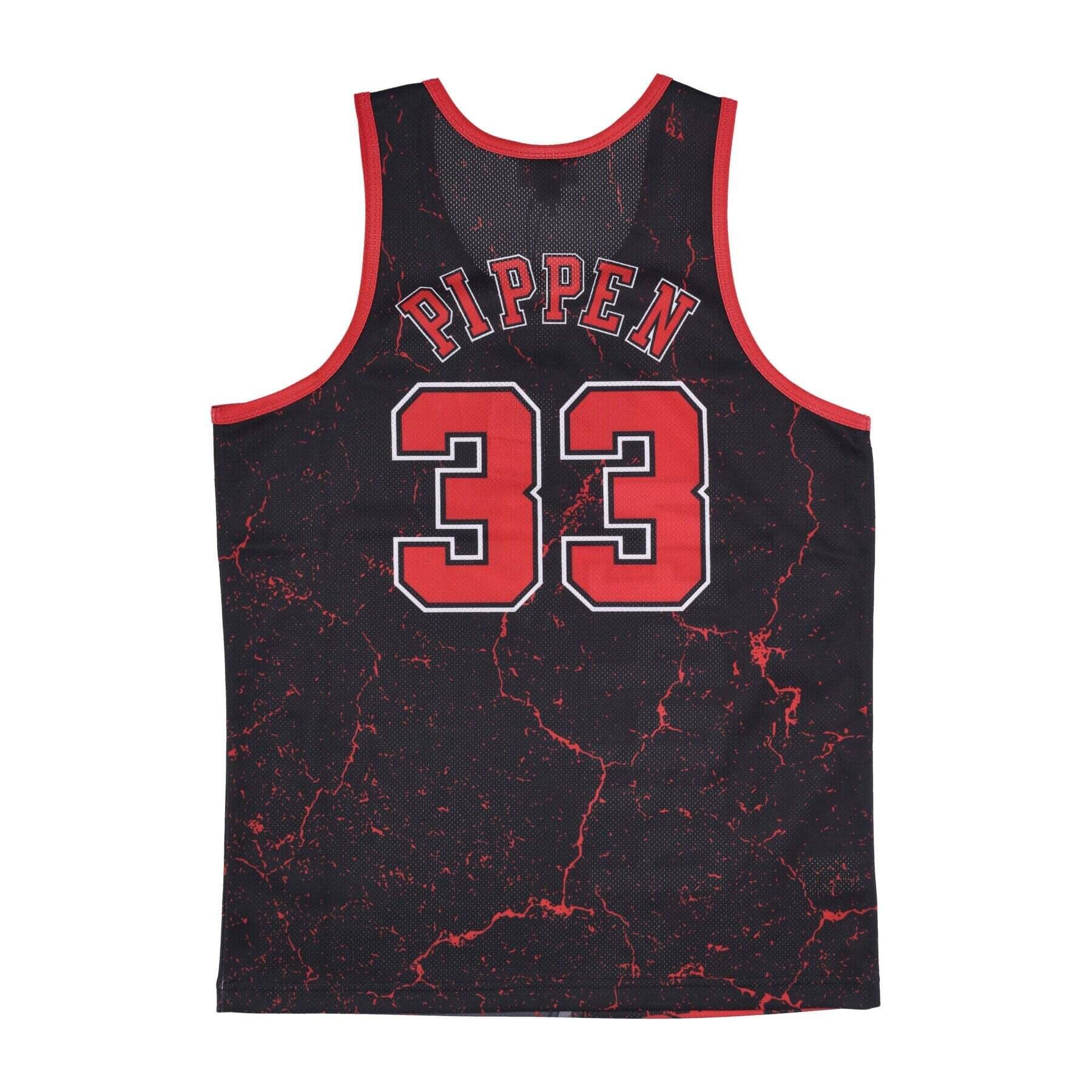 Maglia a rete Burst Chicago Bulls NBA Scottie Pippen 3/6