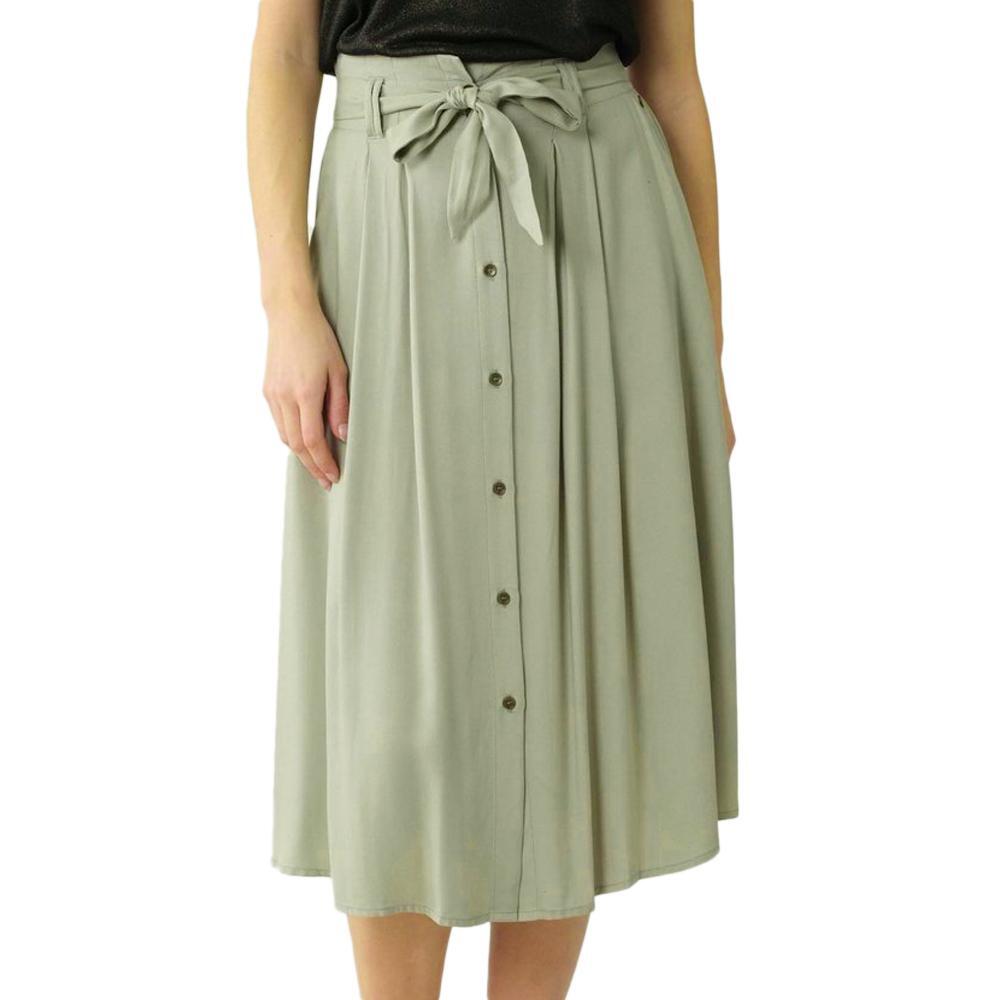 Deeluxe - Jupe Kaki Femme Deeluxe Rosalia - Jupe - Vert - Decathlon