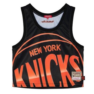 Dames crop top new york knicks big face 4.0