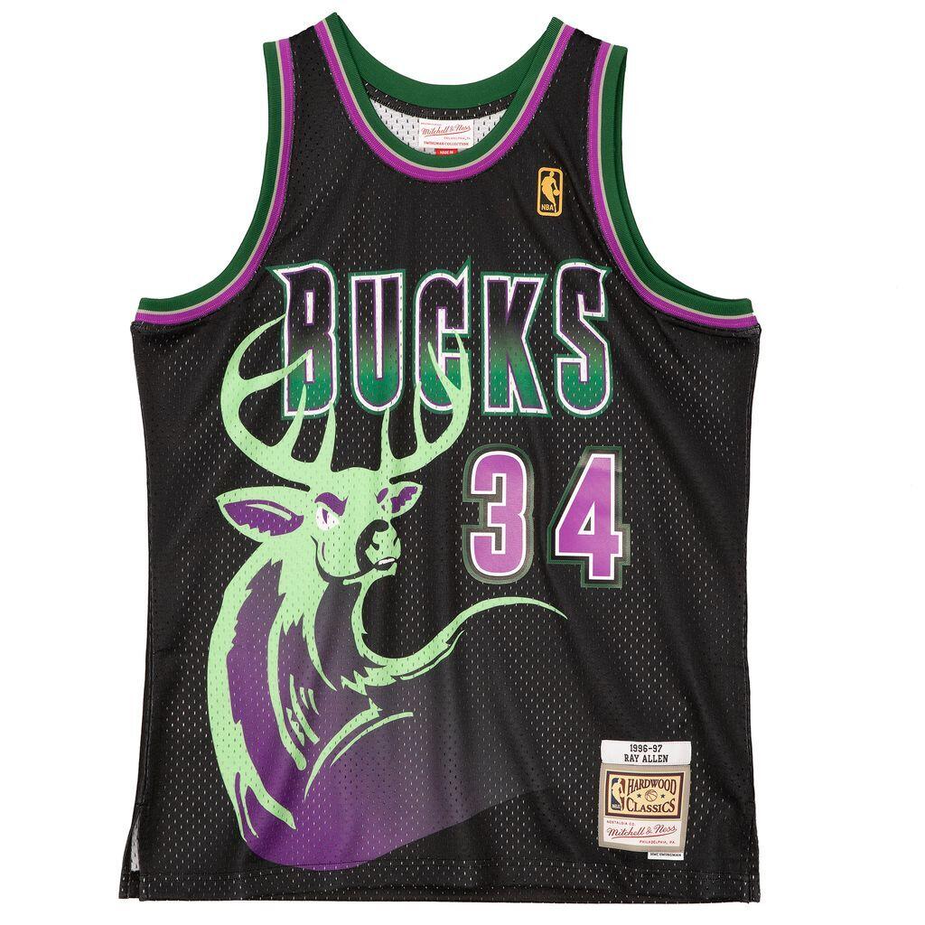 MITCHELL & NESS Milwaukee Bucks NBA Jersey Ray Allen
