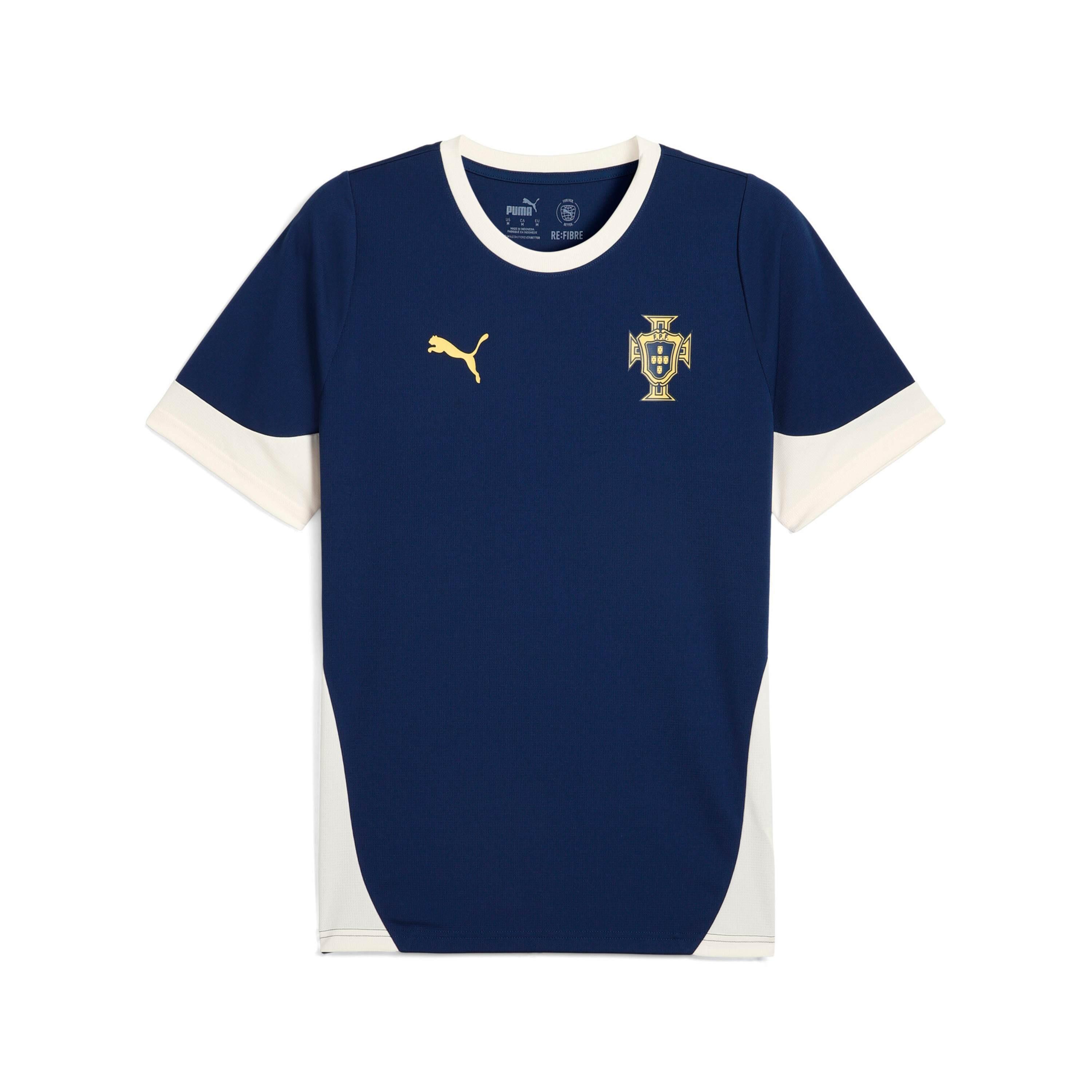 Puma - Maillot D'Entraînement Portugal 2025/26 - Maillot Manches Courtes - Bleu - Decathlon