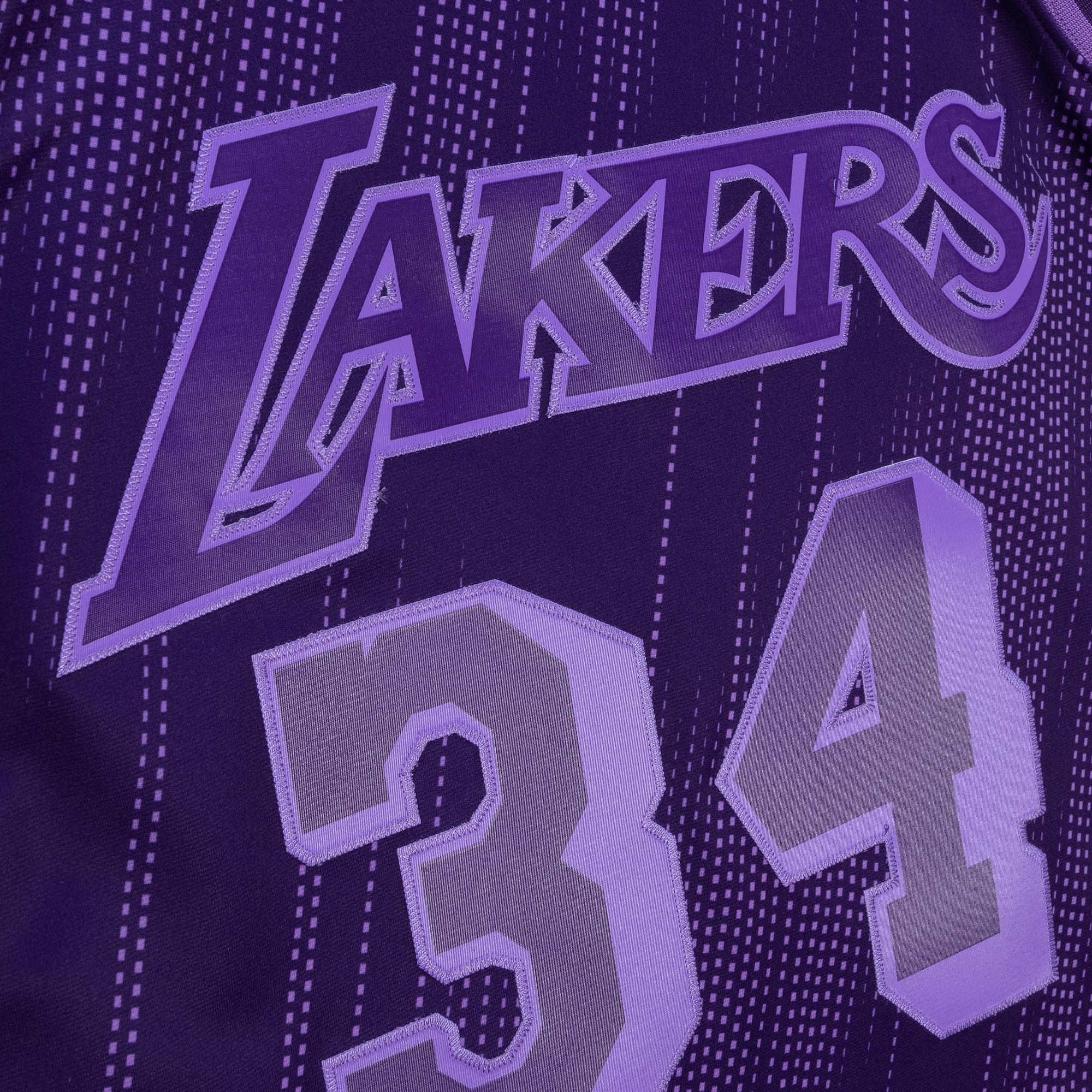 NBA-shirt Los Angeles Lakers Shaquille O’Neal Monochrome Swingman 3/4