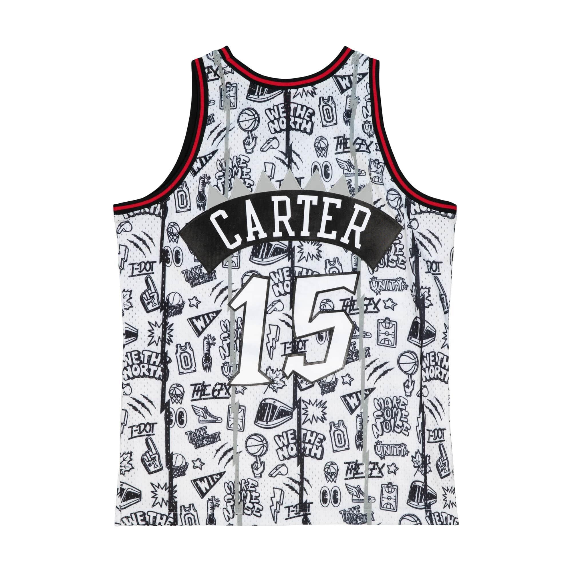 Jersey Toronto Raptors Doodle Swingman Vince Carter 1998-99 2/4