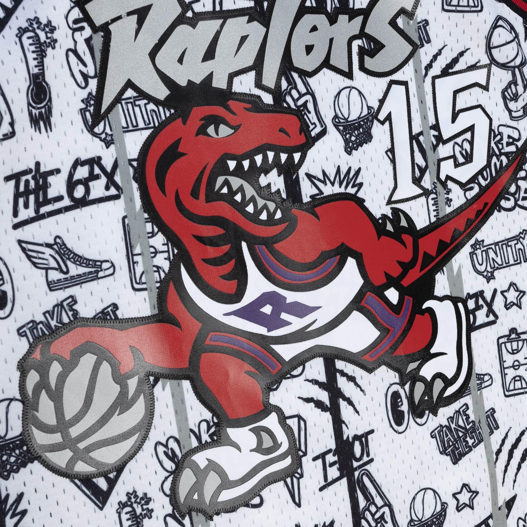 Jersey Toronto Raptors Doodle Swingman Vince Carter 1998-99 3/4