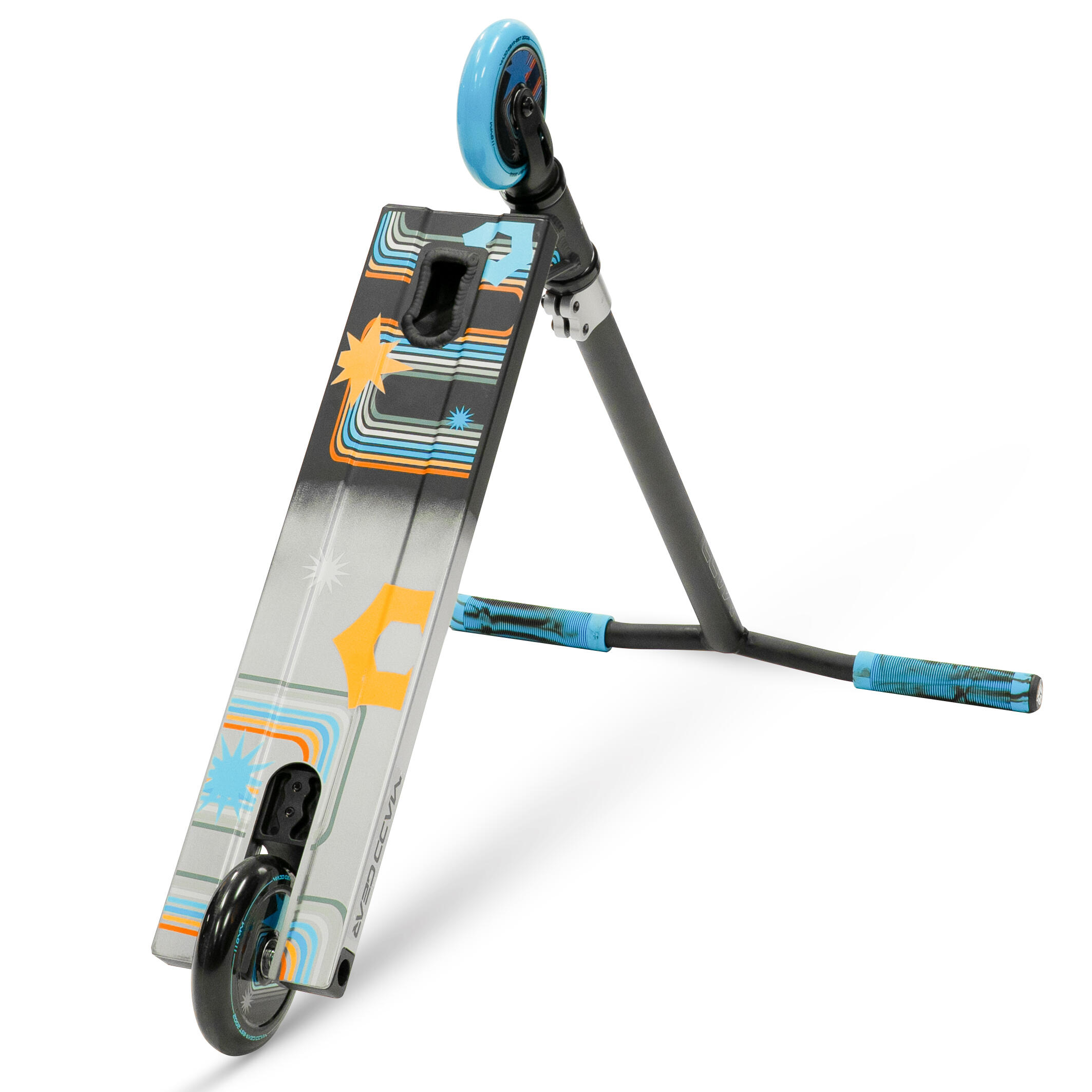 Freestyle Scooter  Carve Ultimate  Black-Grey faded Rainbow 3/7
