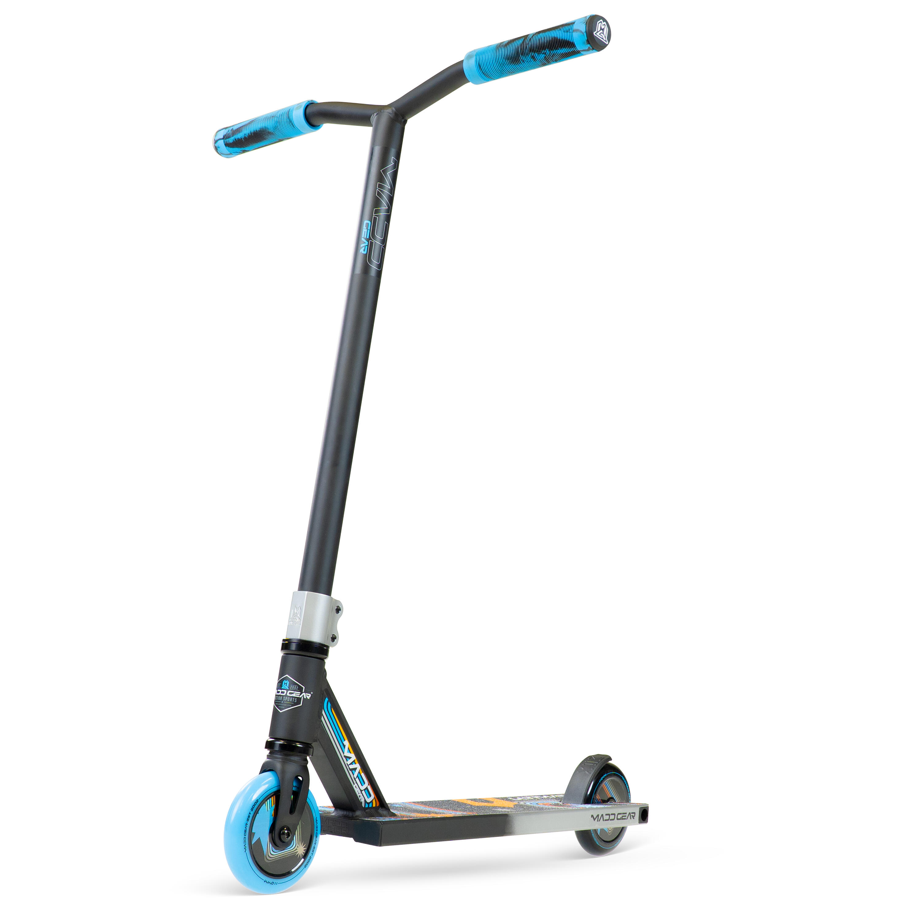 MADD GEAR PRO Freestyle Scooter  Carve Ultimate  Black-Grey faded Rainbow