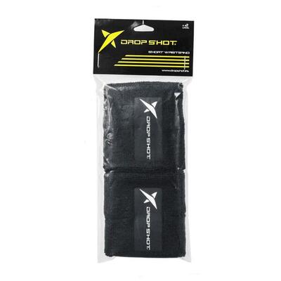 Kurzes Handgelenkband Drop Shot Anthrazit