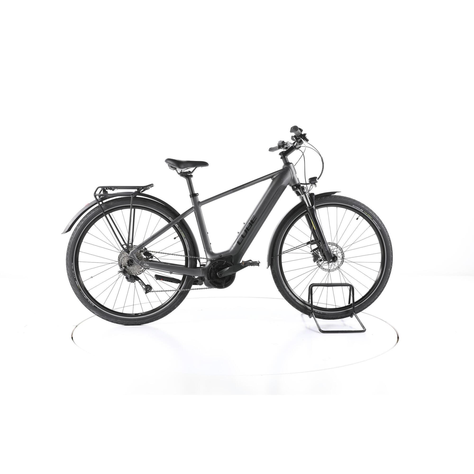 Cube - Reconditionné - Cube Nuride Hybrid Perfomance Trekking Vélo - Très Bon - Vélo De Voyage - Gris - Petit - Decathlon