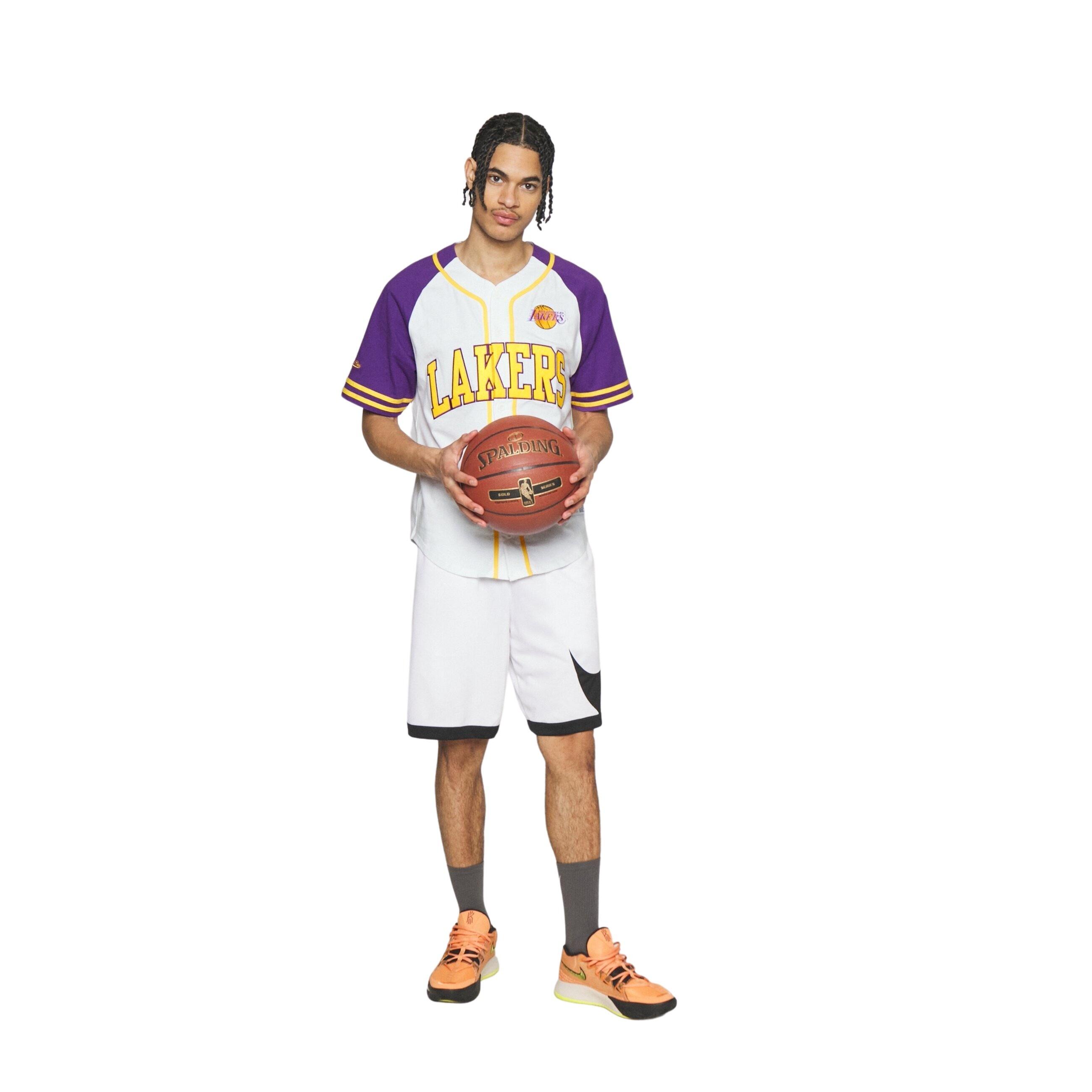 Camiseta Los Angeles Lakers Practice Day Button Front 3/6