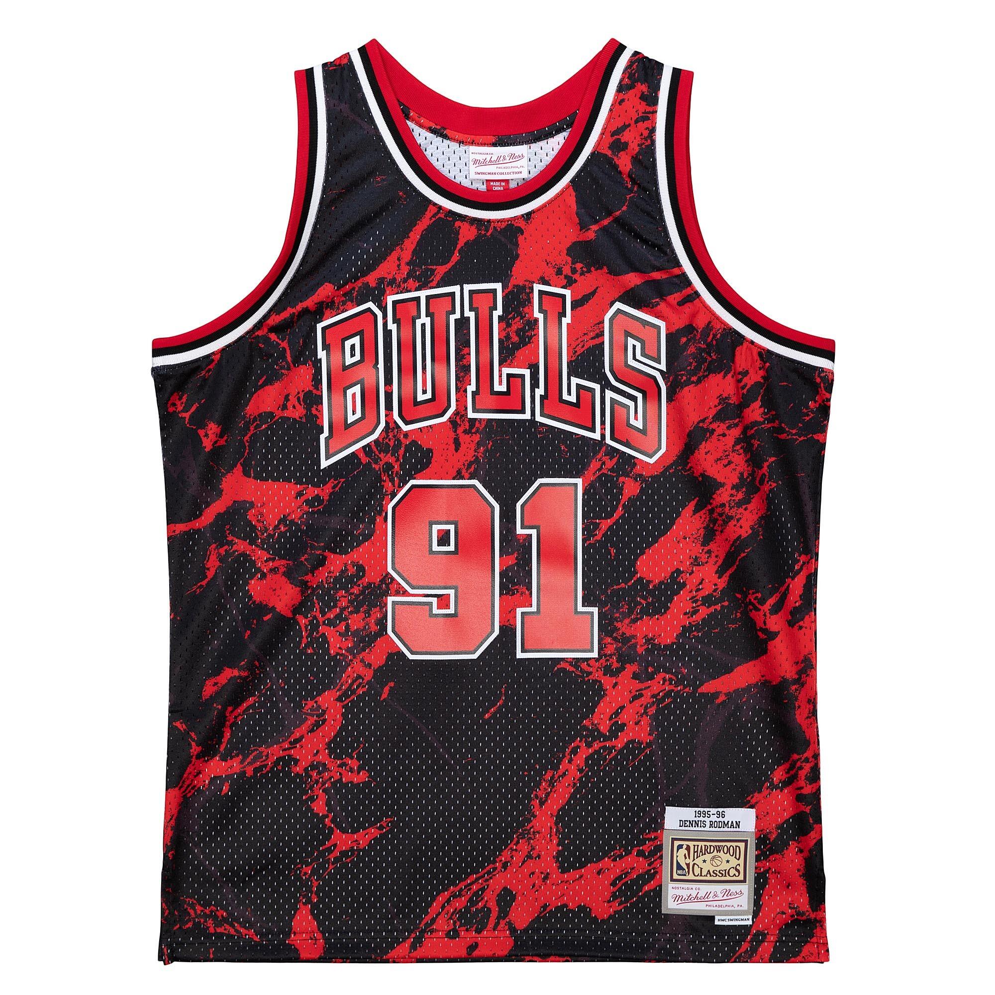 MITCHELL & NESS Maglia Nba Chicago Bulls Dennis Rodman