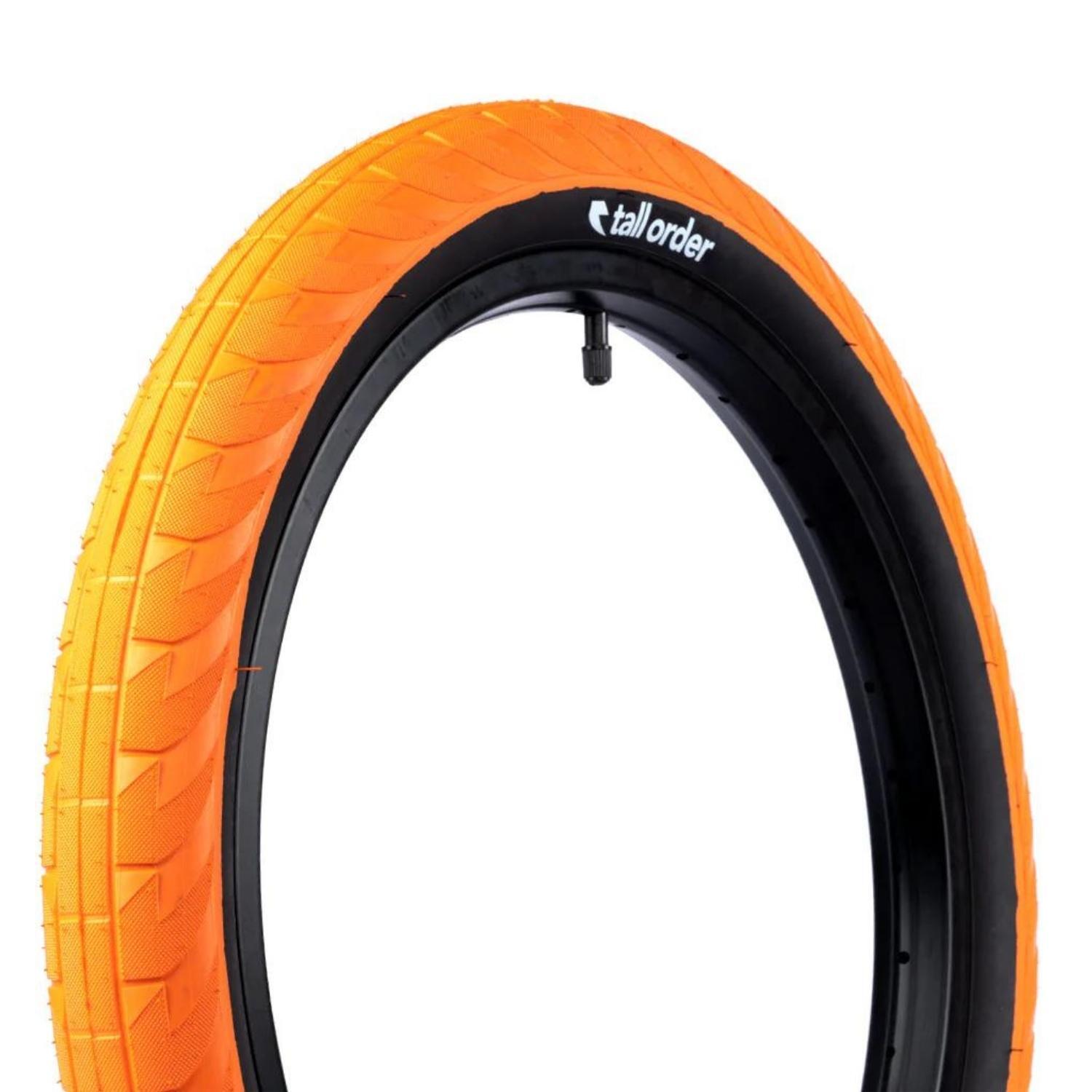 Tall Order - Pneu Tall Order Wallride Orange / Flancs Noirs - 20" X 2.35" - Pneu - Noir|orange - Decathlon
