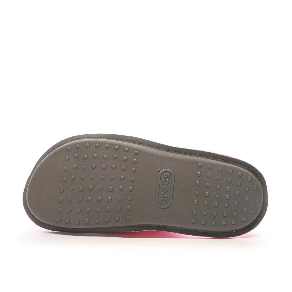 Chaussons Crocs Roses Femme Baya Slipper 3/4