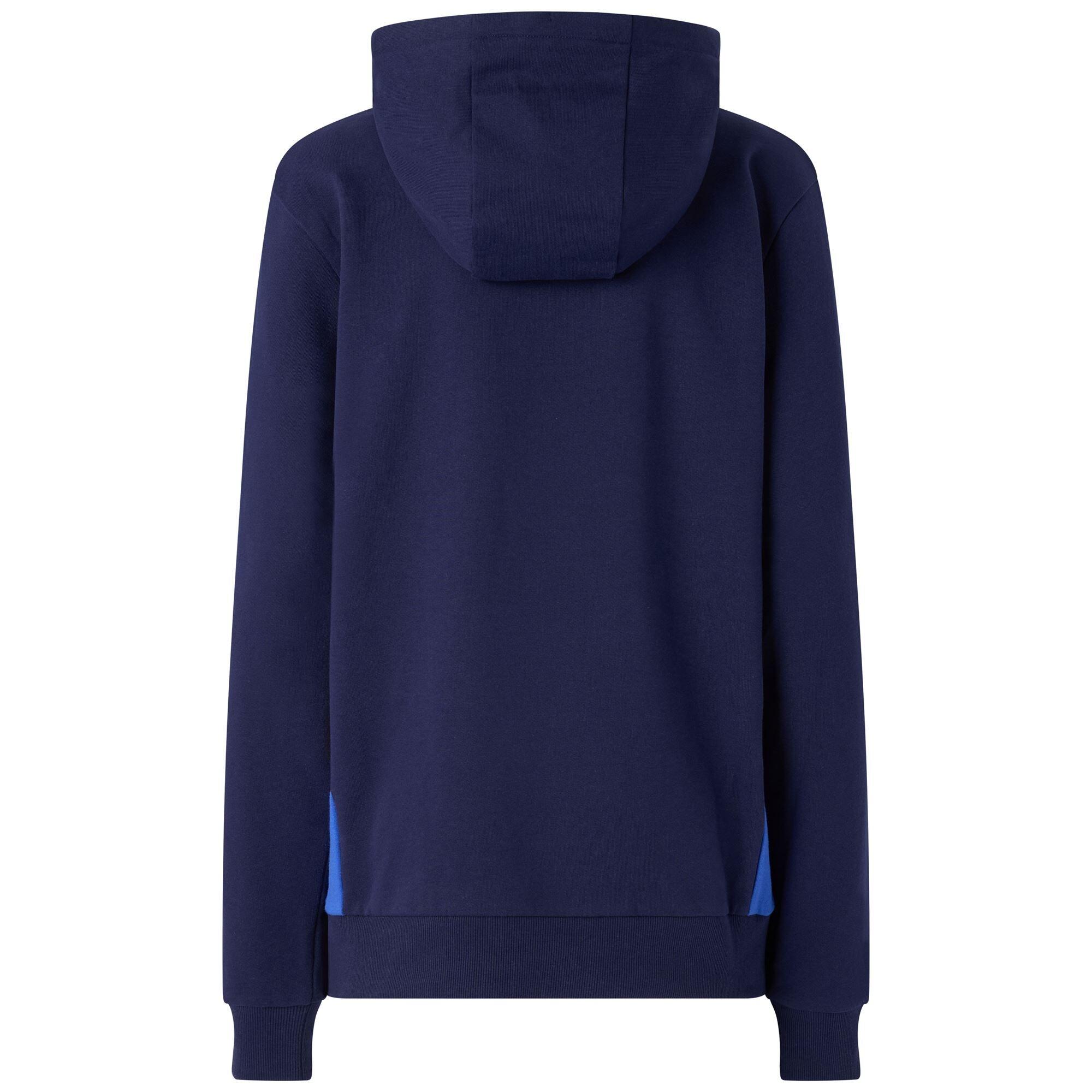 Felpa da uomo in cotone blu da sportivo 4/7