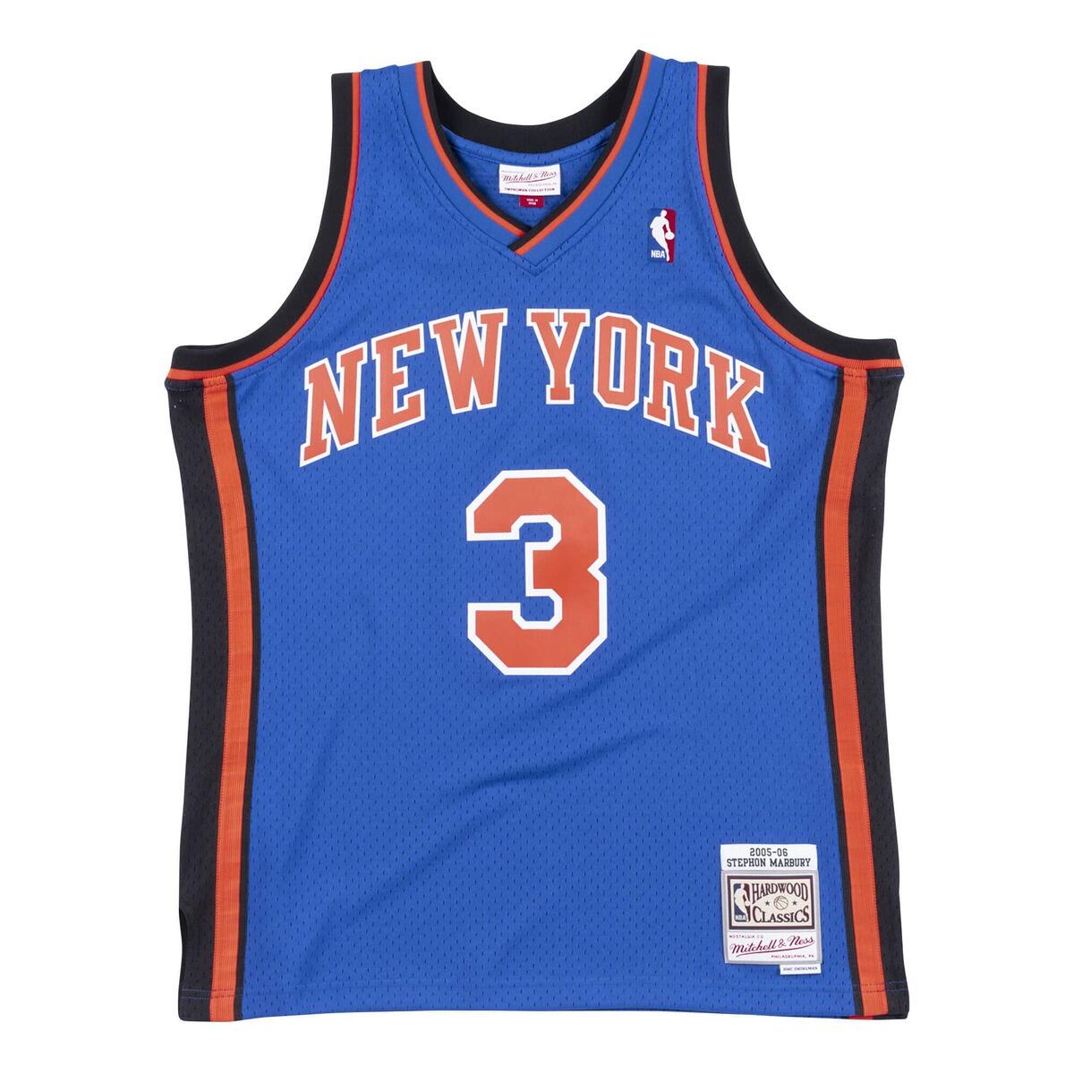 MITCHELL & NESS New York Knicks NBA Jersey Stephon Marbury