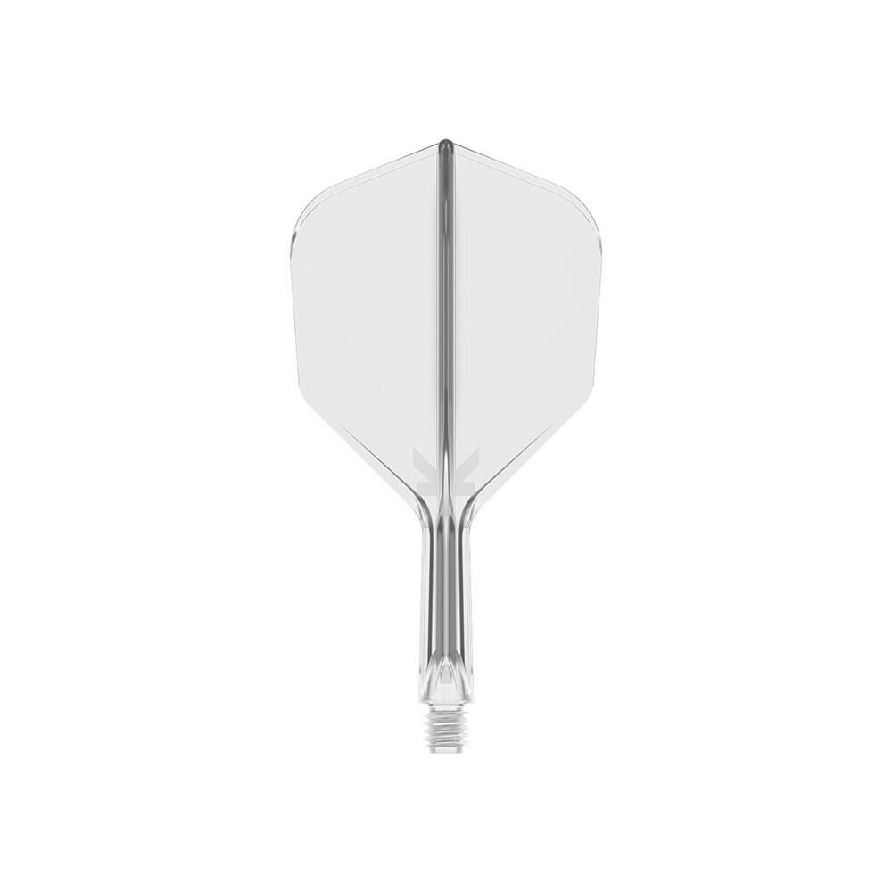 Target K-Flex Moulded Flight & Shaft No.6 Medium - Clear