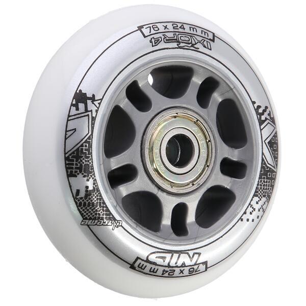 Sada PU koleček 76x24 + ložiska ABEC7 NILS EXTREME 3/6