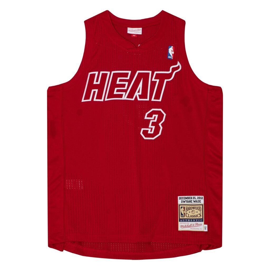 MITCHELL & NESS T-shirt Miami Heat Authentic Christmas Day Dwyane Wade 2012/13