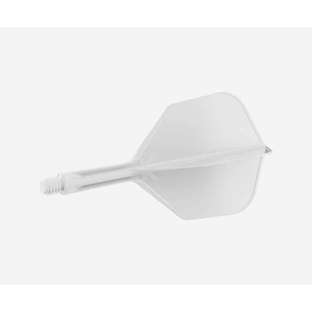 Target K-Flex Moulded Flight & Shaft No.6 Medium - White