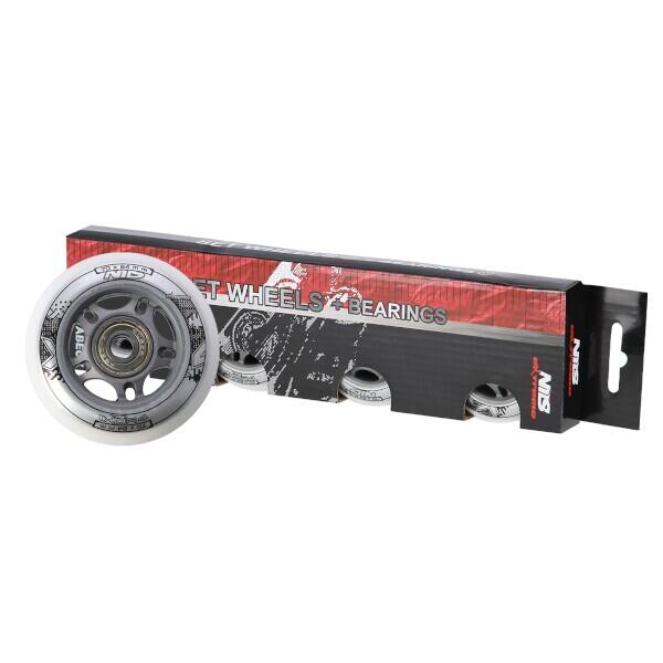 Sada PU koleček 70x24 + ložiska ABEC7 NILS EXTREME 5/6