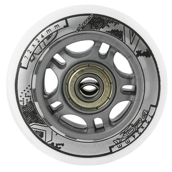 Roulette PU 72x24 82a (4 pièces) + ABEC-7 (8 pièces) Nils Extreme 3/4