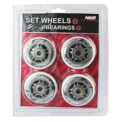 Roulette PU 72x24 82a (4 pièces) + ABEC-7 (8 pièces) Nils Extreme