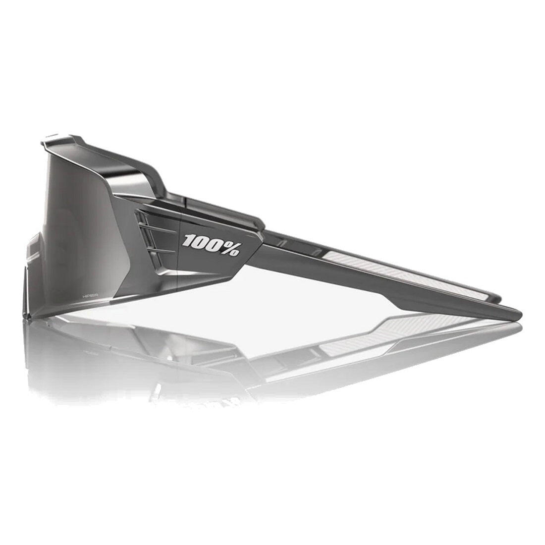 100% - Korbin X, HiPER Mirror Lens - Gloss Black Chrome 3/4
