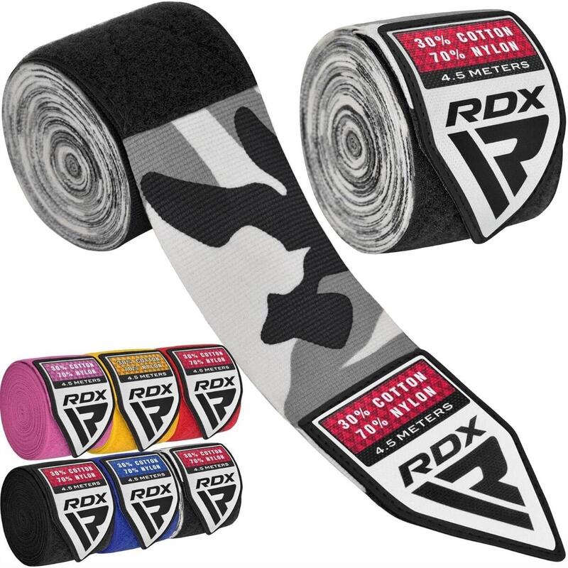 Bandaje profesionale pentru box Rdx WX Camo Gri uni