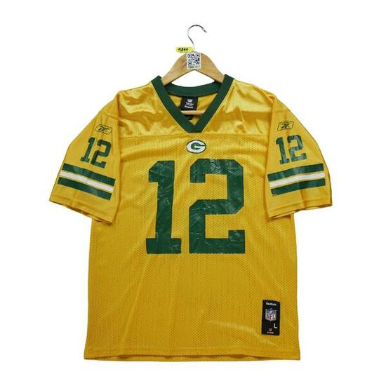Second life - Herren NFL Green Bay Packers Gelbes Trikot - In gutem Zustand