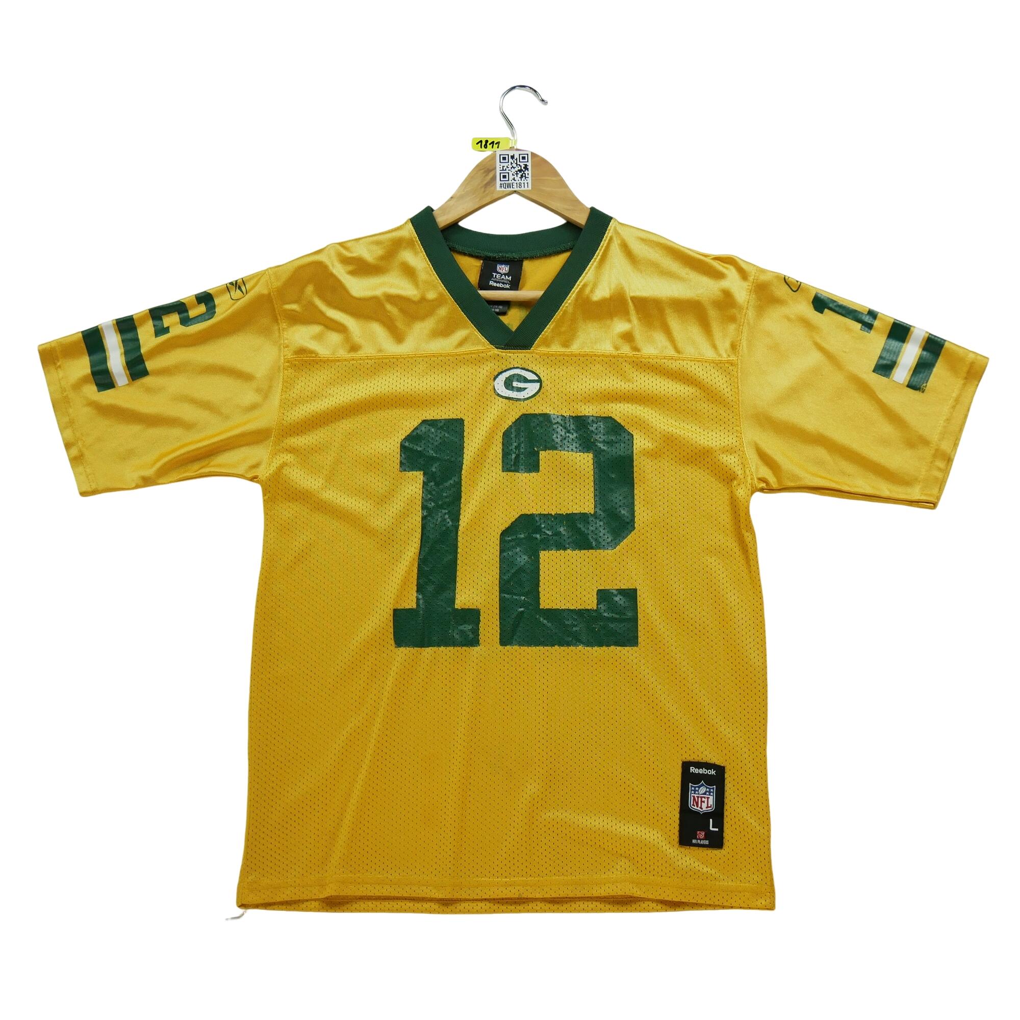 Herren NFL Green Bay Packers Gelbes Trikot 2/7