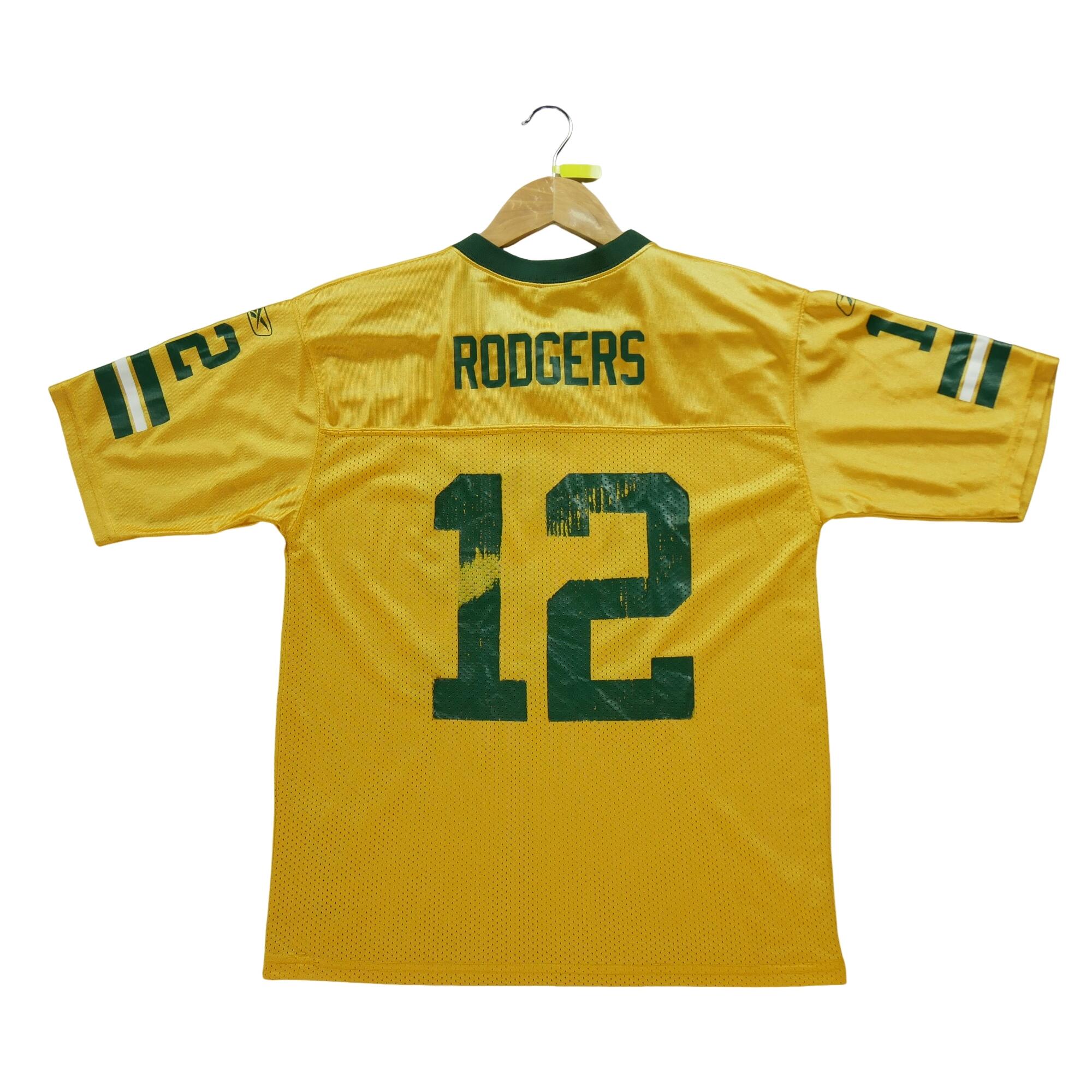Herren NFL Green Bay Packers Gelbes Trikot 3/7