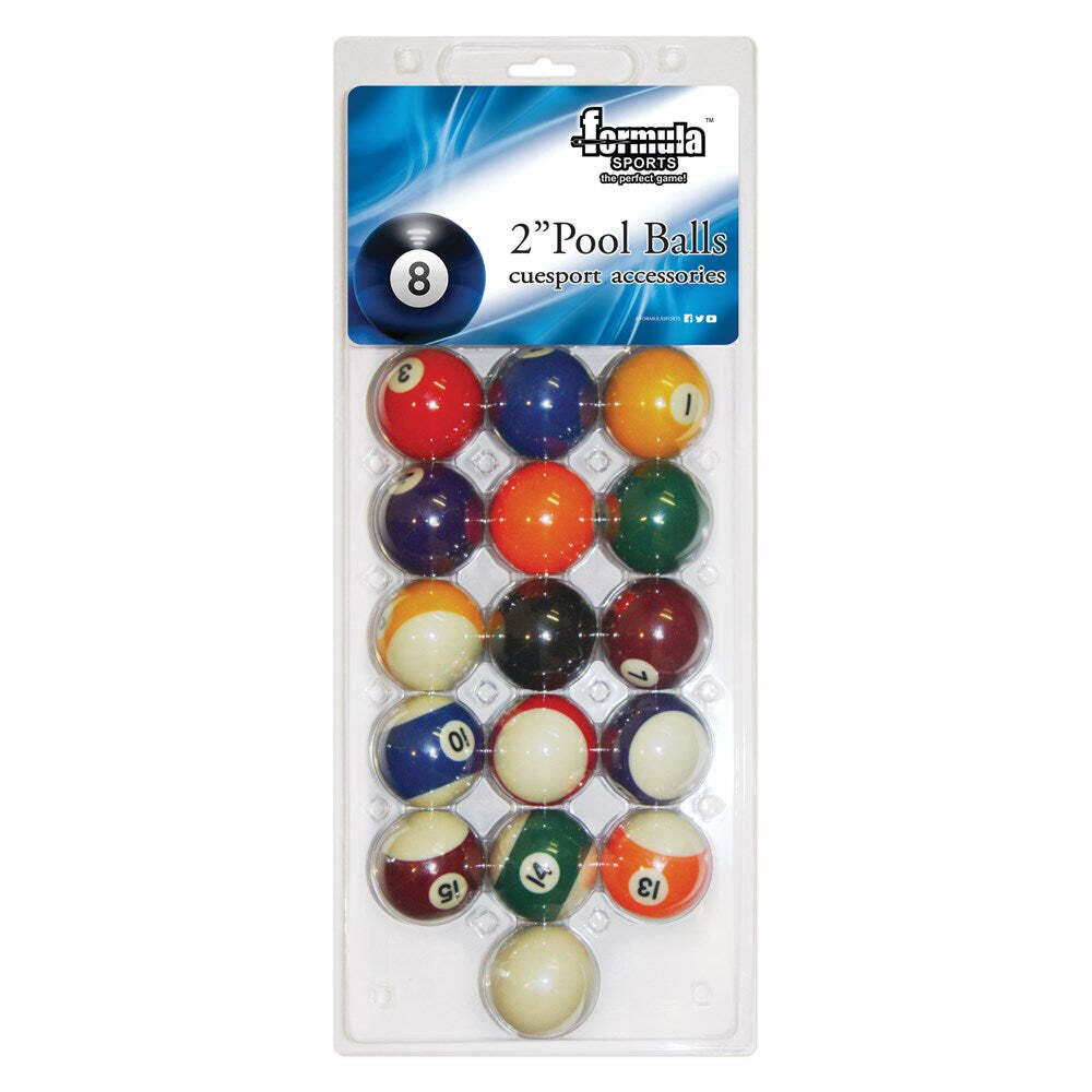 Formula Sports Standard Pool Billiard Balls Blister (16pc)