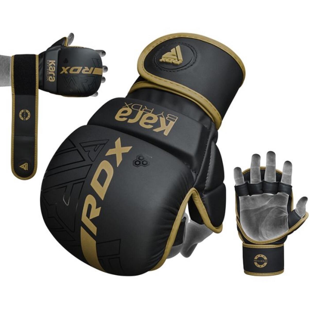 MMA Sparringhandschuhe RDX F6 KARA – Gold – S/M 2/7