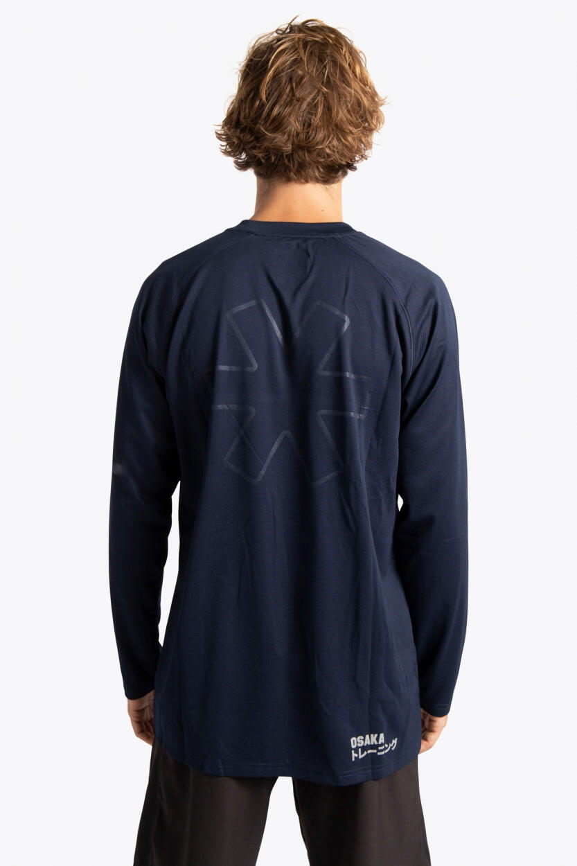 Osaka Herren Trainingsshirt Langarm | Marine 5/6