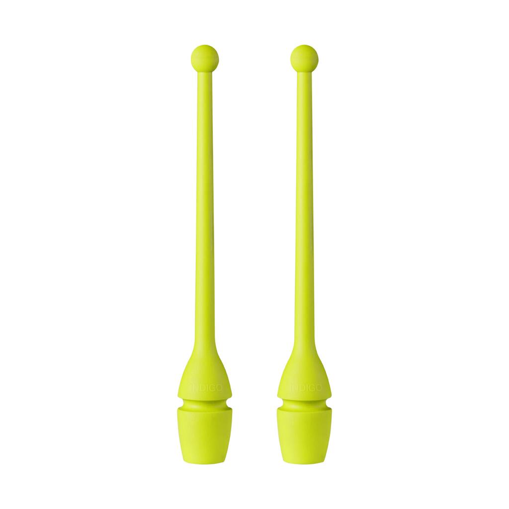 INDIGO TPE Interlocking Rhythmic Gymnastics Clubs 36 cm