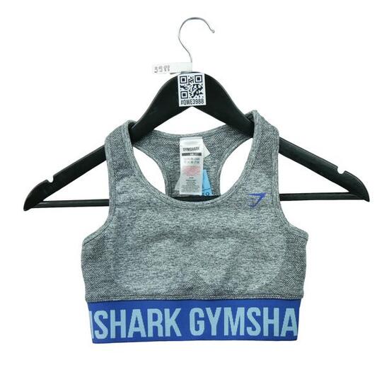 Second life - Damen Fitness Yoga Graue Sport-BHs - Wie neu