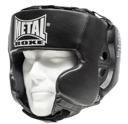 Metal Boxe Casque Entr. Pu Rouge Adulte