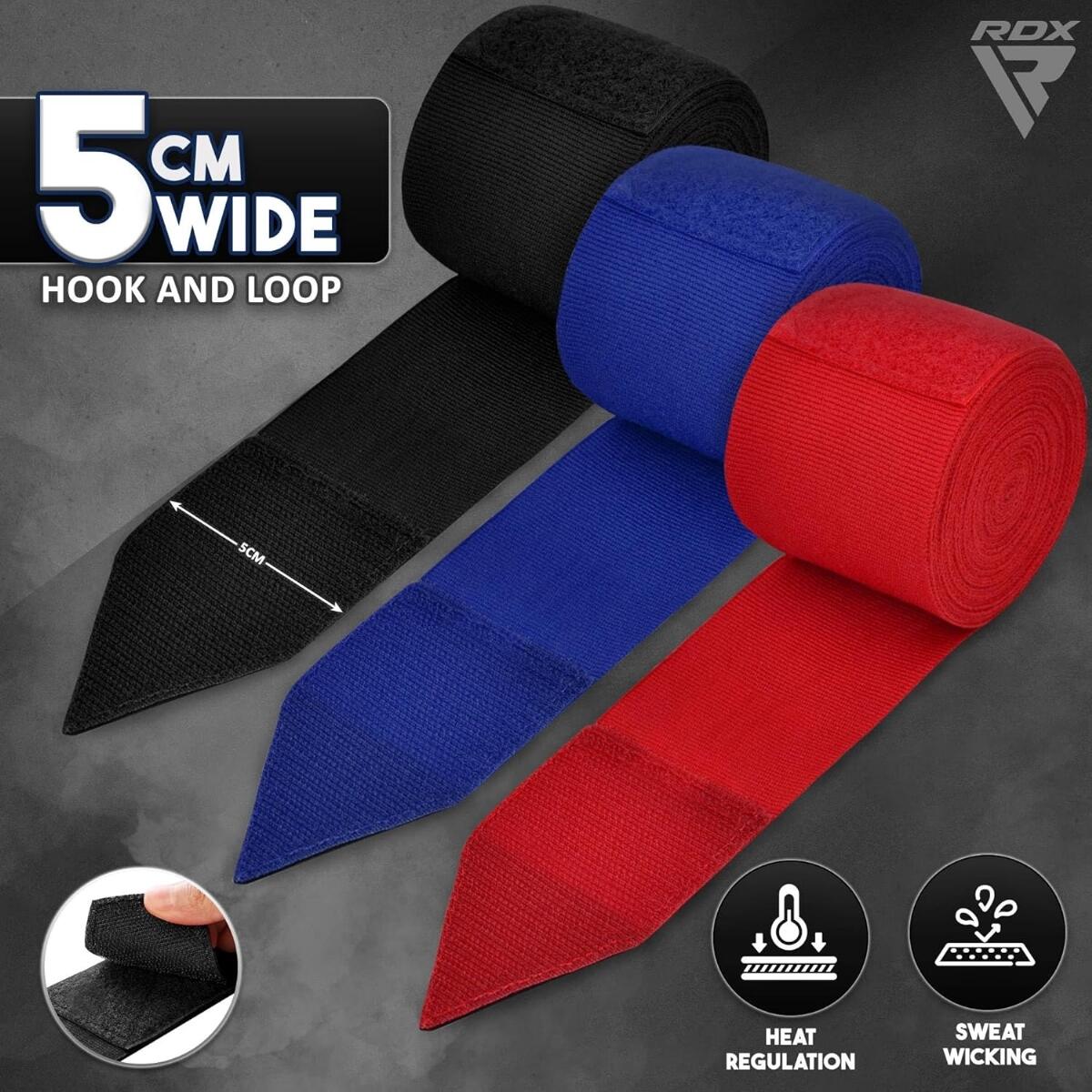 RDX RB Professional Boxing Hand Wraps Set – 3 Pairs 7/7