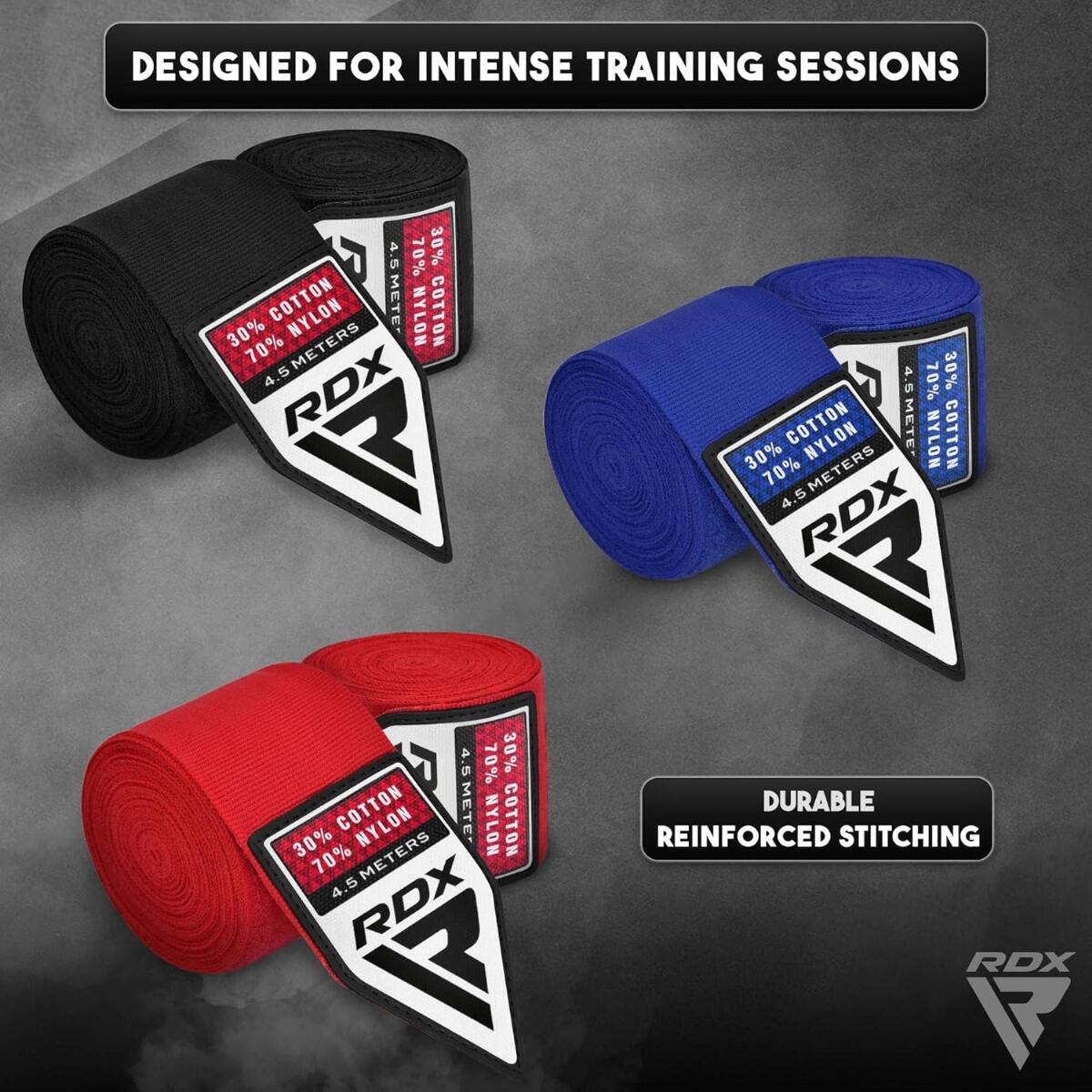 RDX RB Professional Boxing Hand Wraps Set – 3 Pairs 2/7