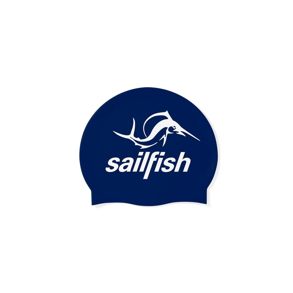 Adult Swimming, Silicone Cap - Dark Blue