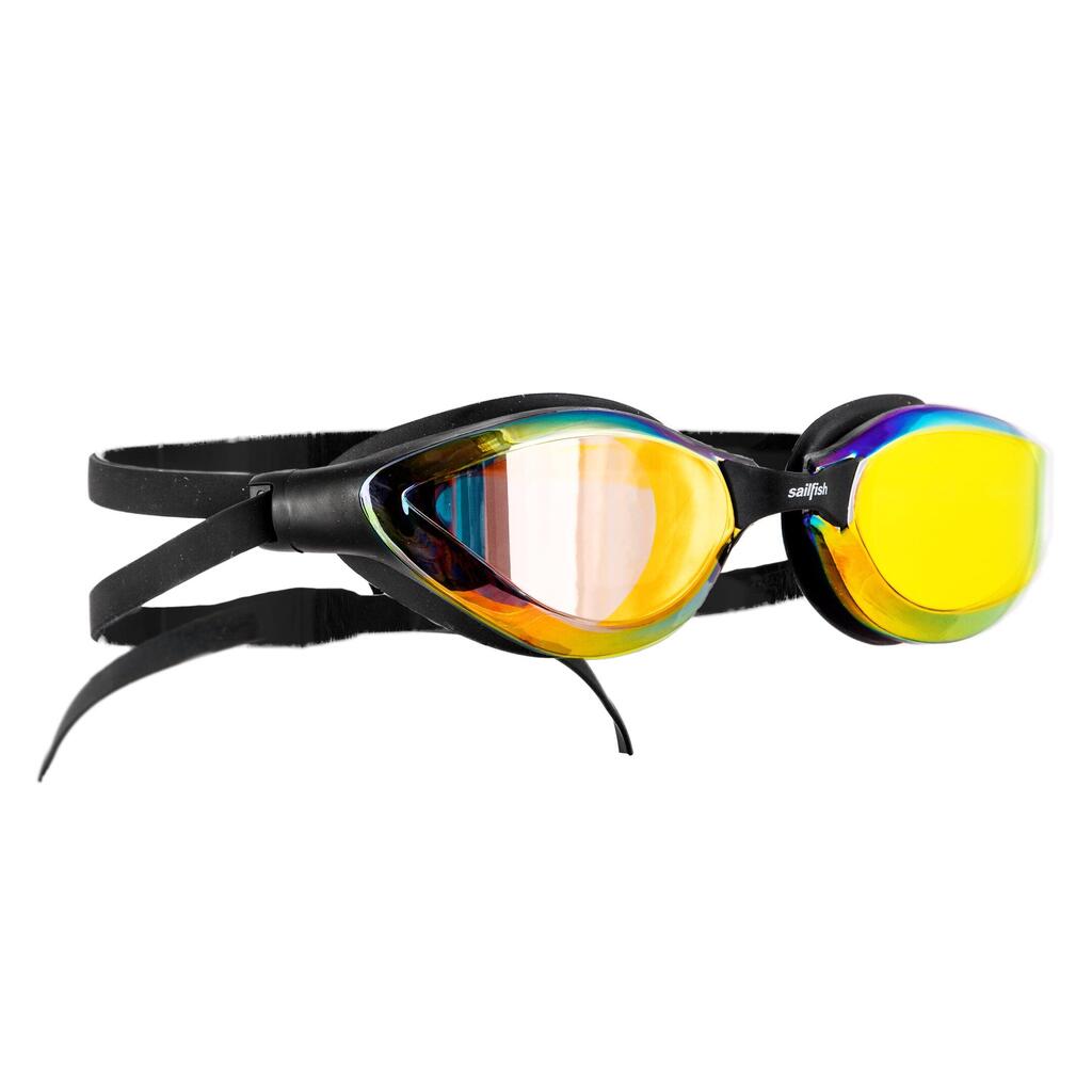 Adult Swimming Goggles, Breeze - Gold Mirror